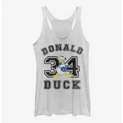 Outlet ✔️ Disney Donald Duck Donald Duck Collegiate 👧 Girls Tank 🔔
