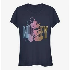 Best deal 🌟 Disney Mickey Mouse Gradient Mickey 👧 Girls T-Shirt ✔️