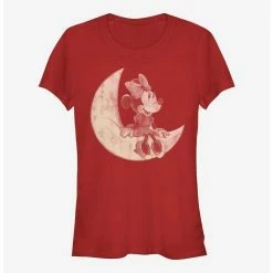 Best Pirce 😉 Disney Minnie Mouse Minnie On The Moon 👧 Girls T-Shirt 🥰
