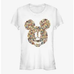 New ⌛ Disney Mickey Mouse Floral Mickey 👧 Girls T-Shirt 😍