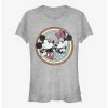 Best deal 🎉 Disney Mickey Mouse Mickey Minnie Circle 👧 Girls T-Shirt 🤩