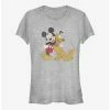 Budget 👏 Disney Mickey Mouse Mickey And Pluto 👧 Girls T-Shirt 😍
