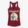 New 😍 Disney Donald Duck Japanese Text 👧 Girls Tank 🔔