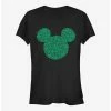 New ❤️ Disney Mickey Mouse Mickey Clover Fill 👧 Girls T-Shirt 👍