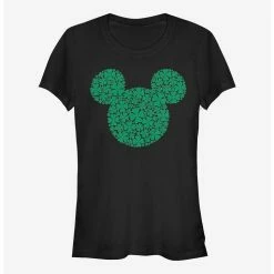 New ❤️ Disney Mickey Mouse Mickey Clover Fill 👧 Girls T-Shirt 👍