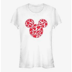 Top 10 ๐ Disney Mickey Mouse Mickey Hearts Fill ๐ง Girls T-Shirt ๐
