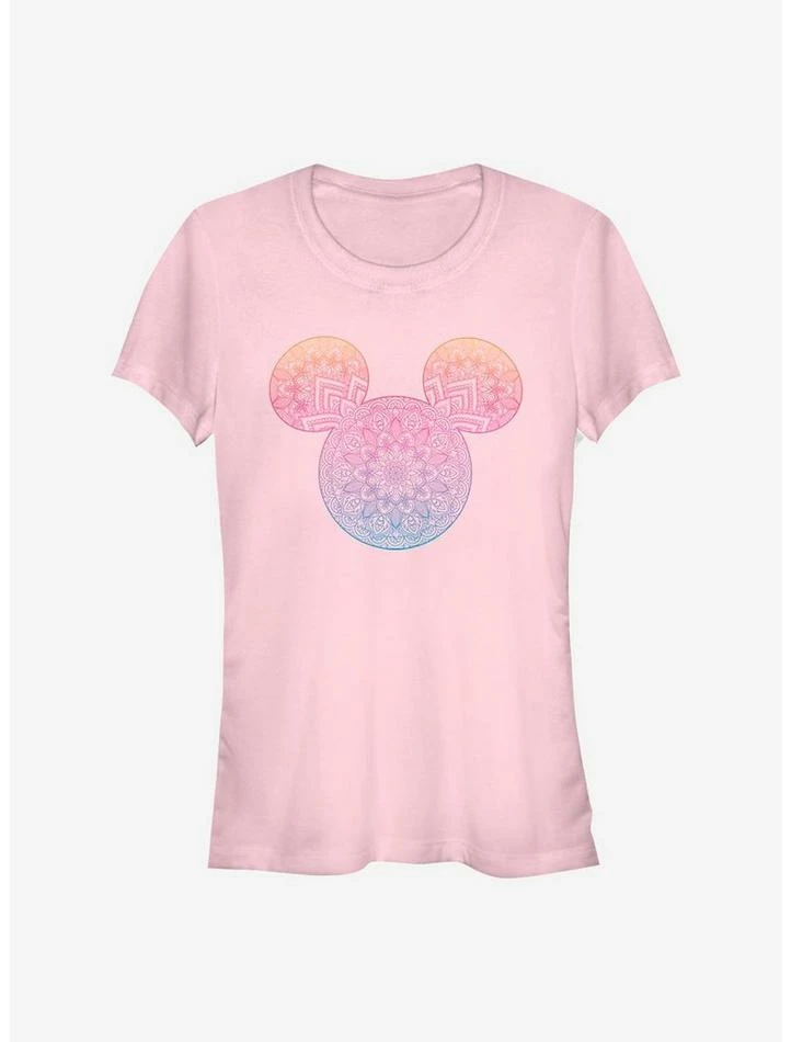 Outlet โ Disney Mickey Mouse Mickey Mandala Fill ๐ง Girls T-Shirt ๐ฅฐ - Image 3