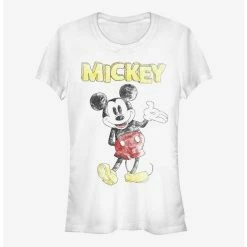 Best Sale 😉 Disney Mickey Mouse Sketchy Mickey 👧 Girls T-Shirt 🛒
