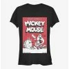 Promo 🎉 Disney Mickey Mouse Mickey Band Comic 👧 Girls T-Shirt 😀