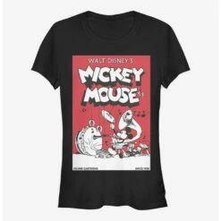 Promo 🎉 Disney Mickey Mouse Mickey Band Comic 👧 Girls T-Shirt 😀