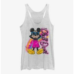 Deals 👏 Disney Mickey Mouse Airbrushed Mickey 👧 Girls Tank 🎁