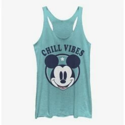 Deals ✨ Disney Mickey Mouse Chill Vibes 👧 Girls Tank 🥰