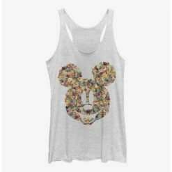Buy 🧨 Disney Mickey Mouse Floral Mickey 👧 Girls Tank 🔔