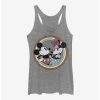 New ❤️ Disney Mickey Mouse Mickey Minnie Circle 👧 Girls Tank 👏
