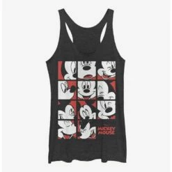 Best Pirce 👏 Disney Mickey Mouse Mickey Mouse Expression Grid 👧 Girls Tank 👍