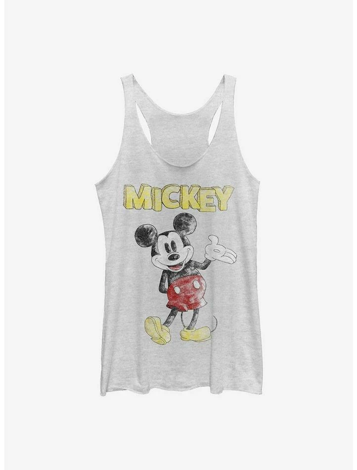 Deals ❤️ Disney Mickey Mouse Sketchy Mickey 👧 Girls Tank 🎉