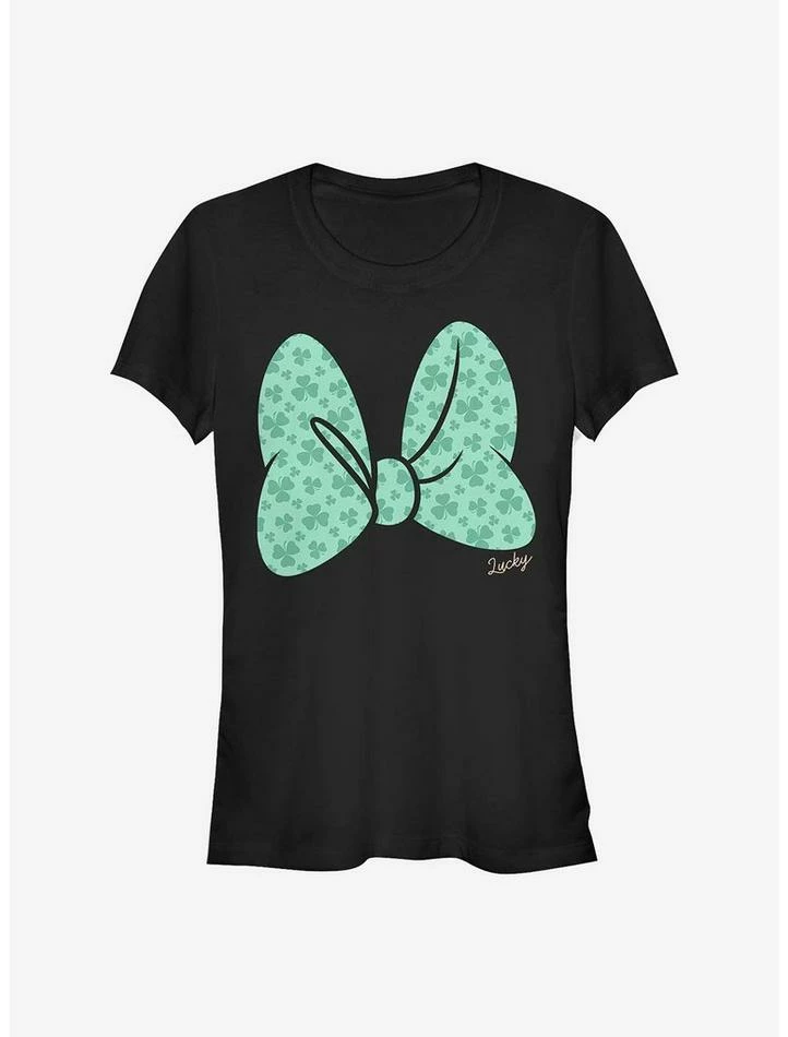 Best Pirce ๐งจ Disney Minnie Mouse Clover Bow ๐ง Girls T-Shirt ๐