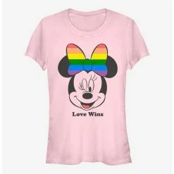 Coupon 🛒 Disney Minnie Mouse Love Wins 👧 Girls T-Shirt 🎁