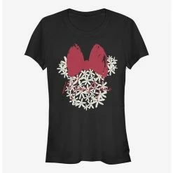 Hot Sale 🤩 Disney Minnie Mouse Floral Minnie 👧 Girls T-Shirt 🎁