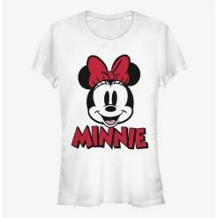 Promo 🎁 Disney Minnie Mouse Minnie Chenille Patch 👧 Girls T-Shirt 🧨