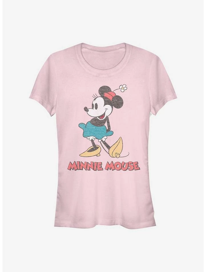 Outlet โญ Disney Minnie Mouse Vintage Minnie ๐ง Girls T-Shirt ๐ฅฐ