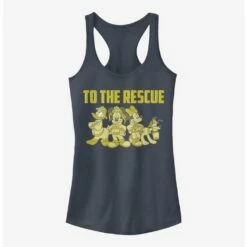 Brand new ✔️ Disney Mickey Mouse Thanks Firefighters 👧 Girls Tank ✔️