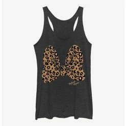 Cheap 🧨 Disney Minnie Mouse Animal Print Bow 👧 Girls Tank 🔥