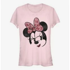 Flash Sale 🔥 Disney Minnie Mouse Minnie Face 👧 Girls T-Shirt 🧨
