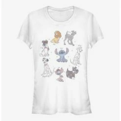 Cheap 🤩 Disney Classic 🐕 Dogs 👧 Girls T-Shirt 🌟