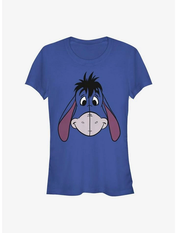 Coupon 🛒 Disney Winnie The Pooh Eeyore Big Face 👧 Girls T-Shirt ❤️