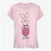 Cheap 🤩 Disney Winnie The Pooh Basic Sketch Piglet 👧 Girls T-Shirt 😉