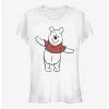 Cheapest ❤️ Disney Winnie The Pooh Basic Sketch Pooh 👧 Girls T-Shirt 🧨