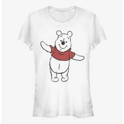 Cheapest ❤️ Disney Winnie The Pooh Basic Sketch Pooh 👧 Girls T-Shirt 🧨