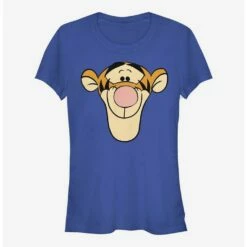Hot Sale ⭐ Disney Winnie The Pooh Tigger Big Face 👧 Girls T-Shirt 🛒