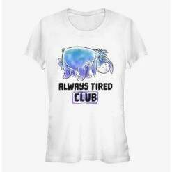 Cheapest ⌛ Disney Winnie The Pooh Eeyore Tired Club 👧 Girls T-Shirt ✔️