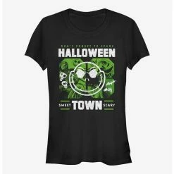 Discount 👍 Disney The Nightmare Before 🔔 Christmas 🎃 Halloweentown Collage 👧 Girls T-Shirt 😍