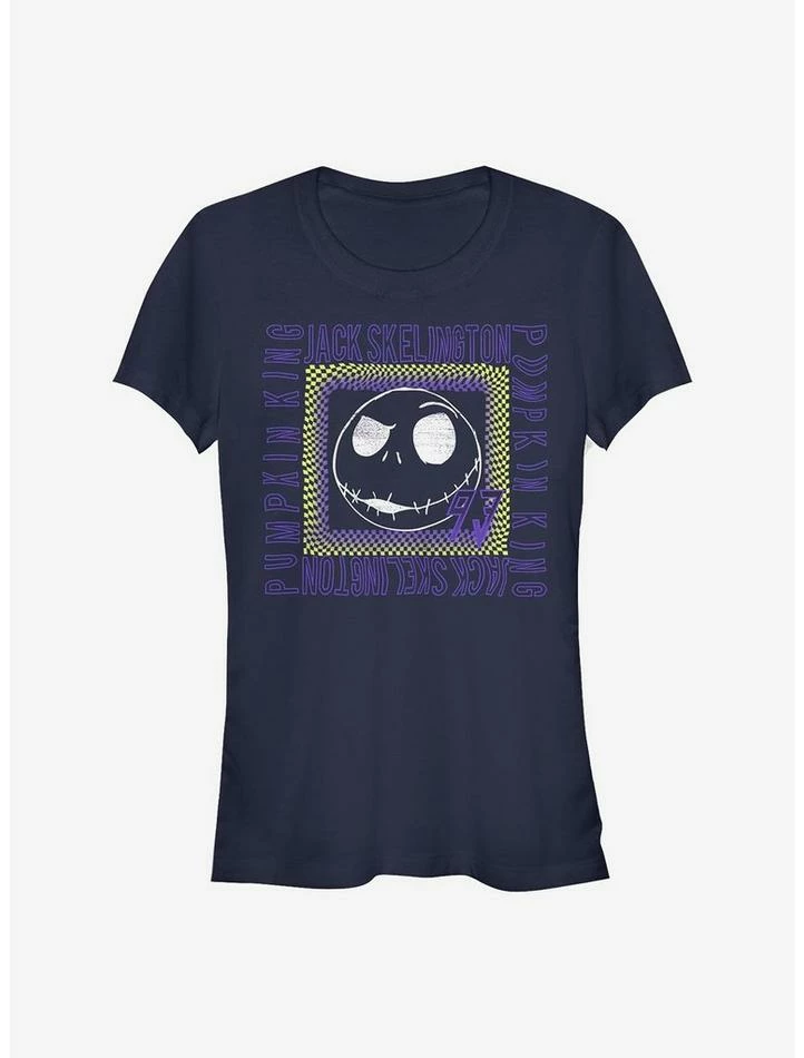Deals 😉 Disney The Nightmare Before 🎁 Christmas Jack Skate 👧 Girls T-Shirt ✔️ - Image 2