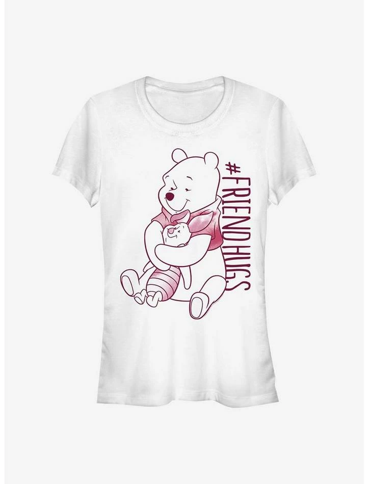 Deals ๐ฅฐ Disney Winnie The Pooh Piglet Pooh Hugs Classic ๐ง Girls T-Shirt ๐คฉ - Image 3