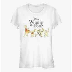 Budget 😉 Disney Winnie The Pooh Pooh Parade 👧 Girls T-Shirt 💯