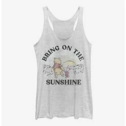 Brand new 😍 Disney Winnie The Pooh Bring On The Sunshine 👧 Girls Tank 💯