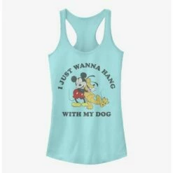 Flash Sale 😍 Disney Mickey Mouse Mickey 🐕 Dog Lover 👧 Girls Tank ⌛