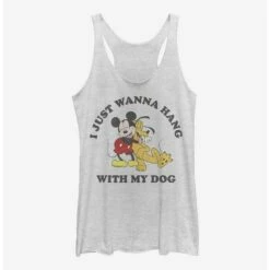 Buy 💯 Disney Mickey Mouse Mickey 🐕 Dog Lover 👧 Girls Tank 💯