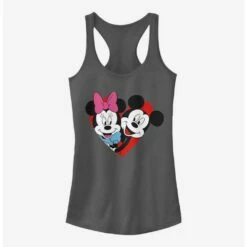 Brand new 🧨 Disney Mickey Mouse Mickey Minnie Heart 👧 Girls Tank 👏