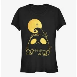 Hot Sale 🎁 Disney The Nightmare Before 🎄 Christmas Cemetery 👧 Girls T-Shirt 😍