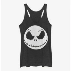 Hot Sale 💯 The Nightmare Before 🎅 Christmas Big Face Jack 👧 Girls Tank Top 💯
