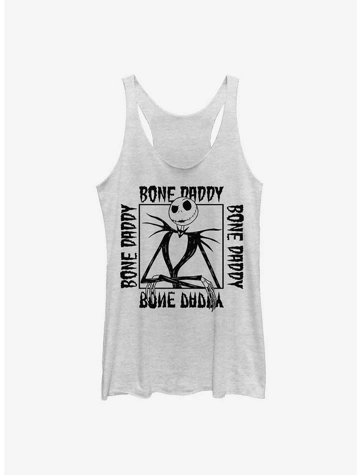 New ⭐ Disney The Nightmare Before 🎁 Christmas Bone Daddy 👧 Girls Tank 😍