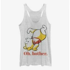 Outlet 🌟 Disney Winnie The Pooh Oh Bother Bear 👧 Girls Tank 👏