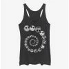 Outlet ⭐ Disney The Nightmare Before 🎄 Christmas Jack Emotions Spiral 👧 Girls Tank 🎁