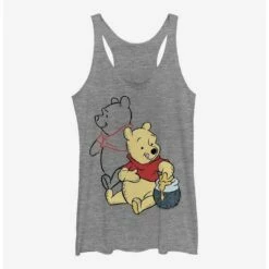 Best deal 🧨 Disney Winnie The Pooh Pooh Line Art 👧 Girls Tank ✔️
