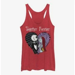 Brand new 🥰 The Nightmare Before ❄ Christmas Jack & Sally Together Forever 👧 Girls Tank Top 🔥